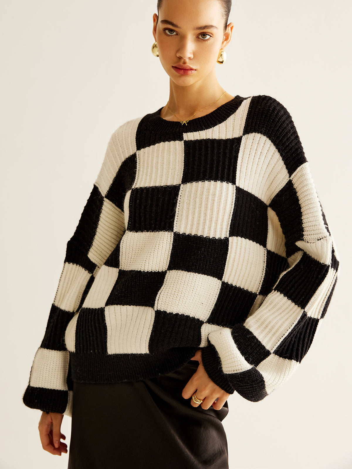 StylChic colorblock women's sweater 