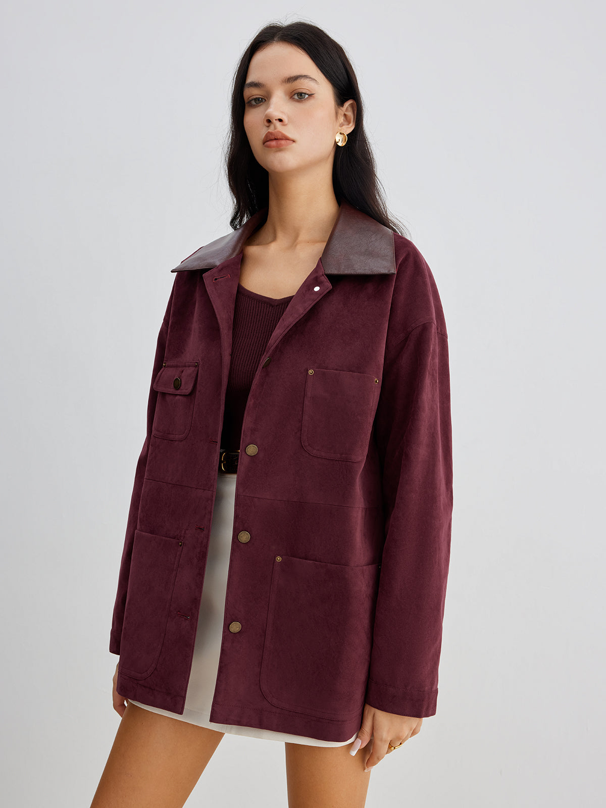 Luxe leather premium suède jas