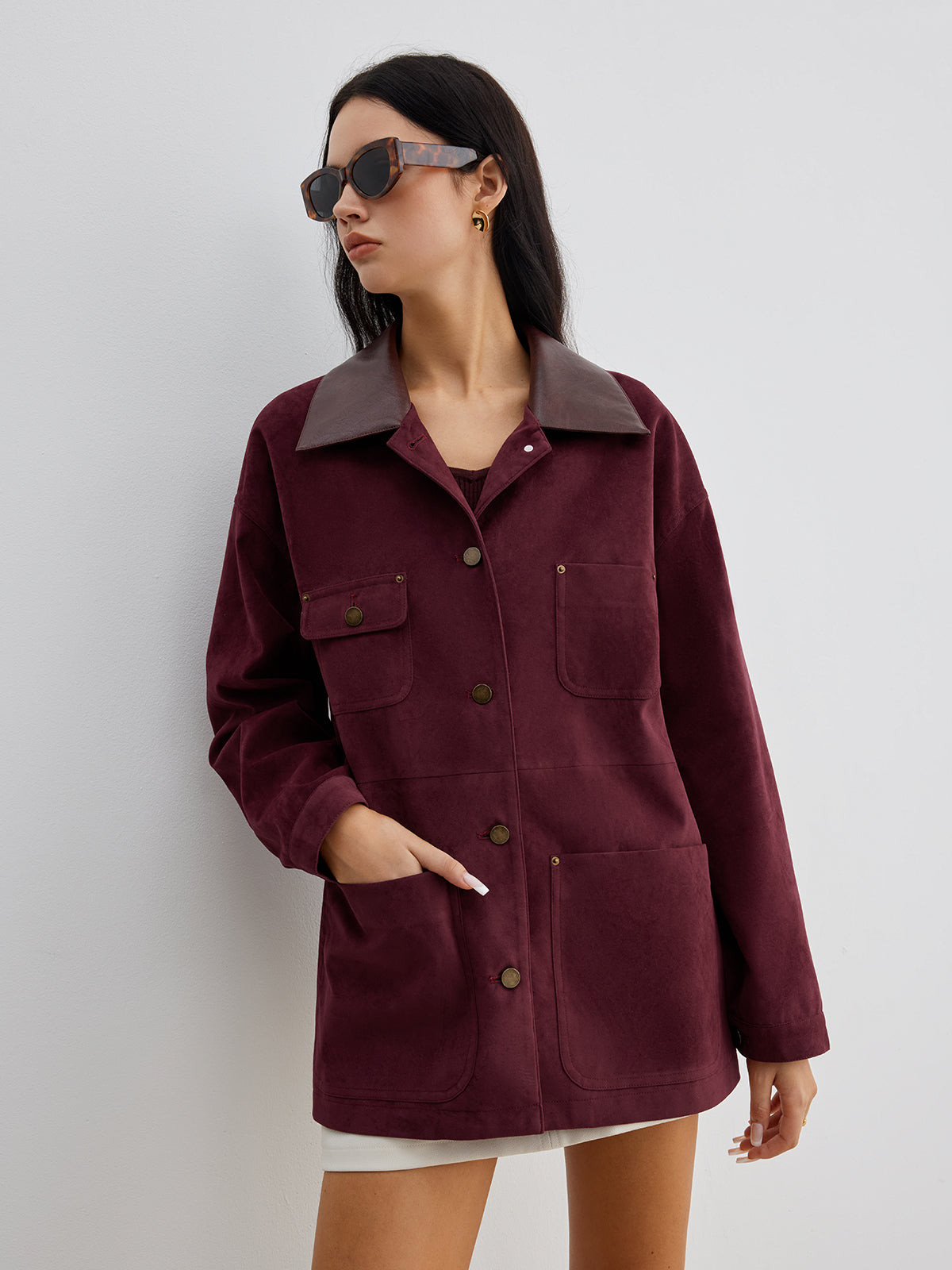 Luxe leather premium suède jas