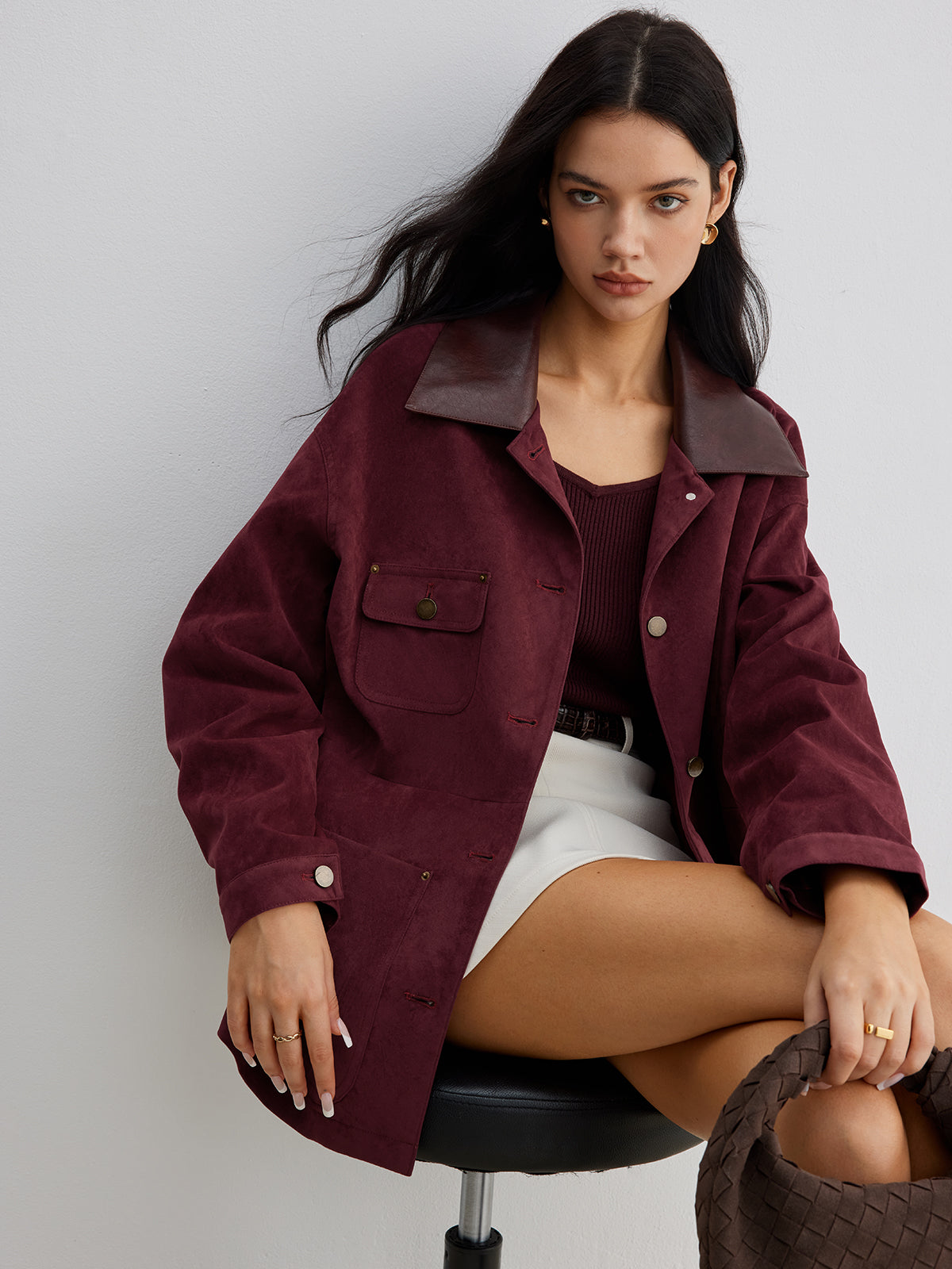 Luxe leather premium suède jas