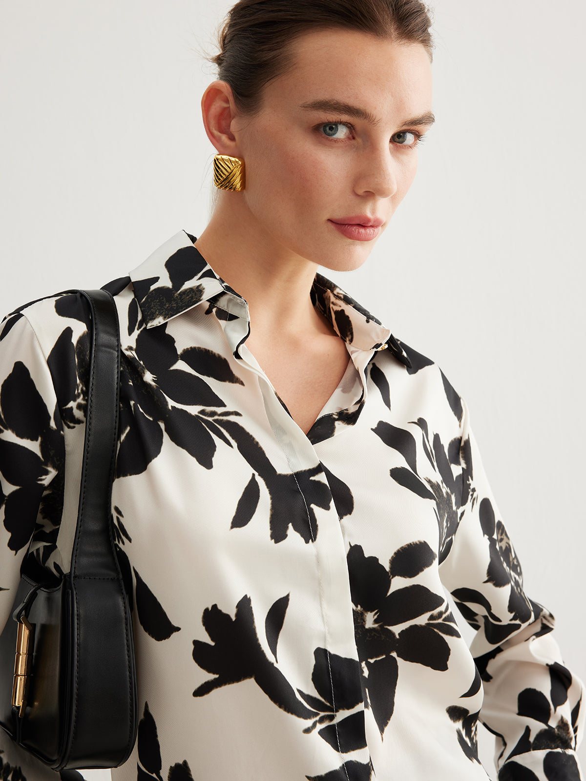 Lounge deluxe airy printed shirt 