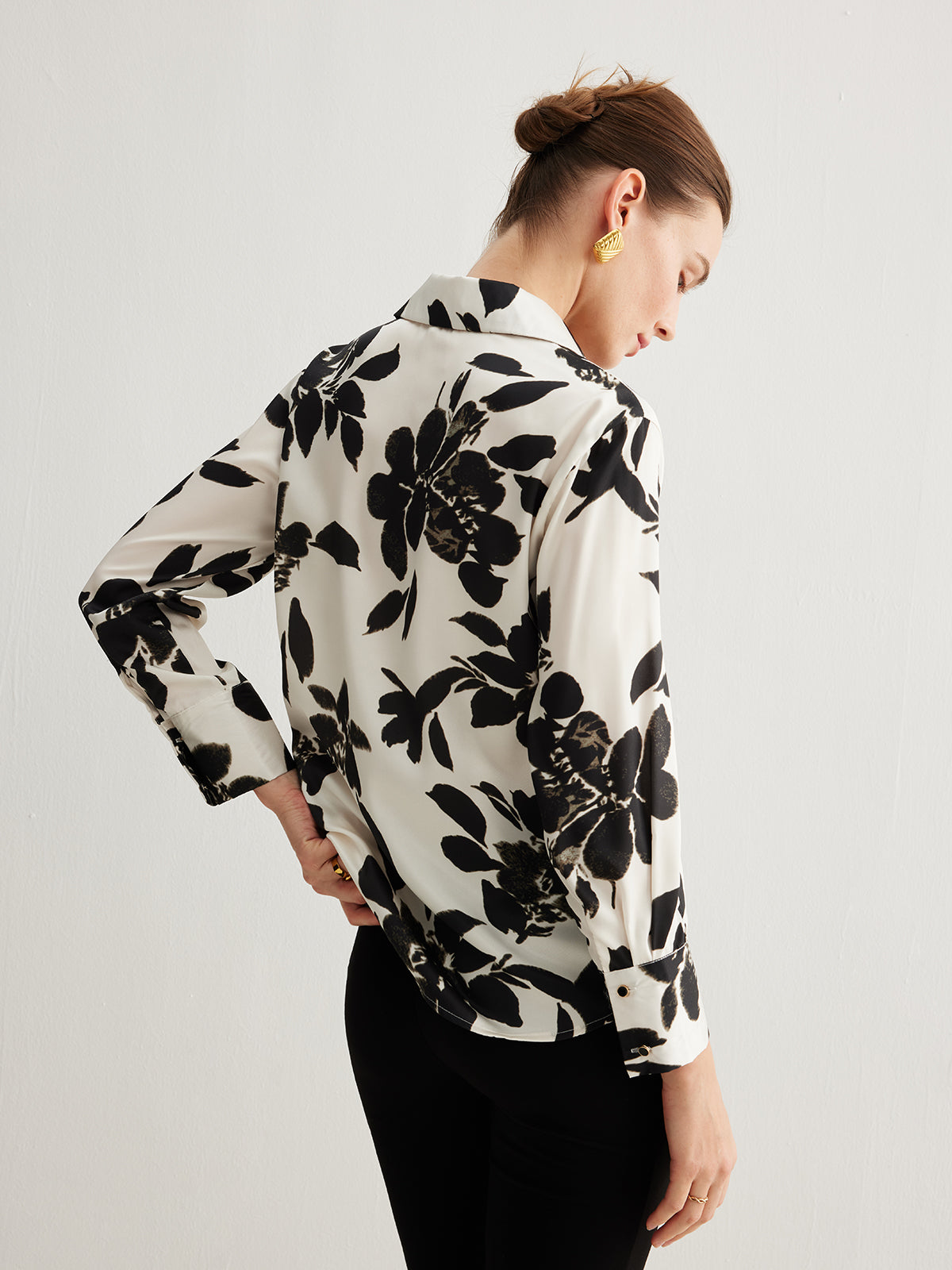 Lounge deluxe airy printed shirt 