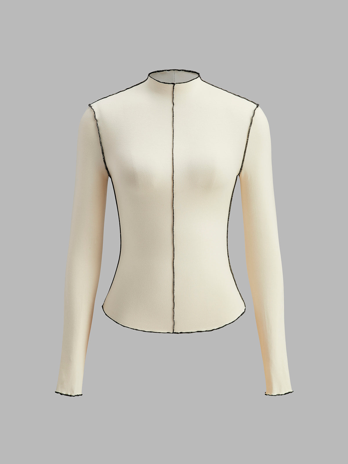 Trendy col luxe jersey top 