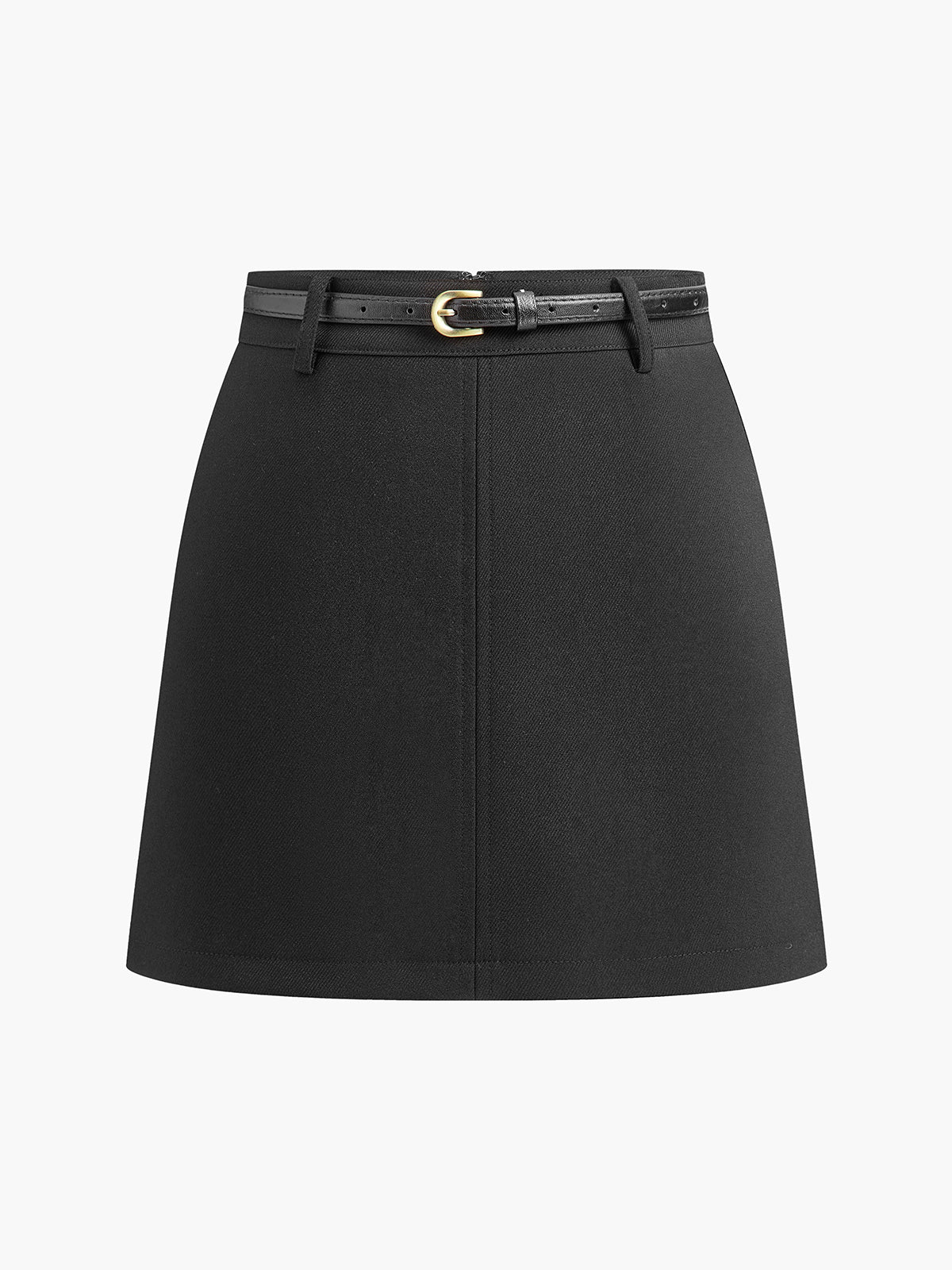 Essentials mini skirt with waist belt 