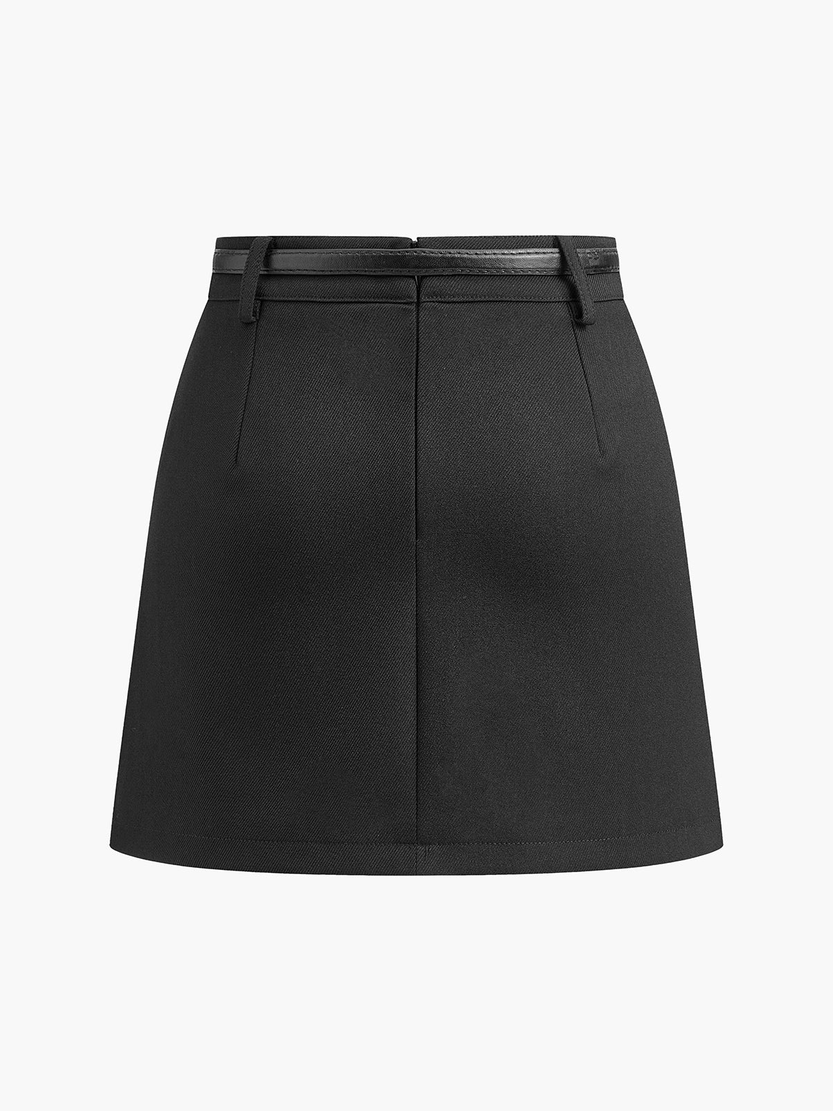 Essentials mini skirt with waist belt 