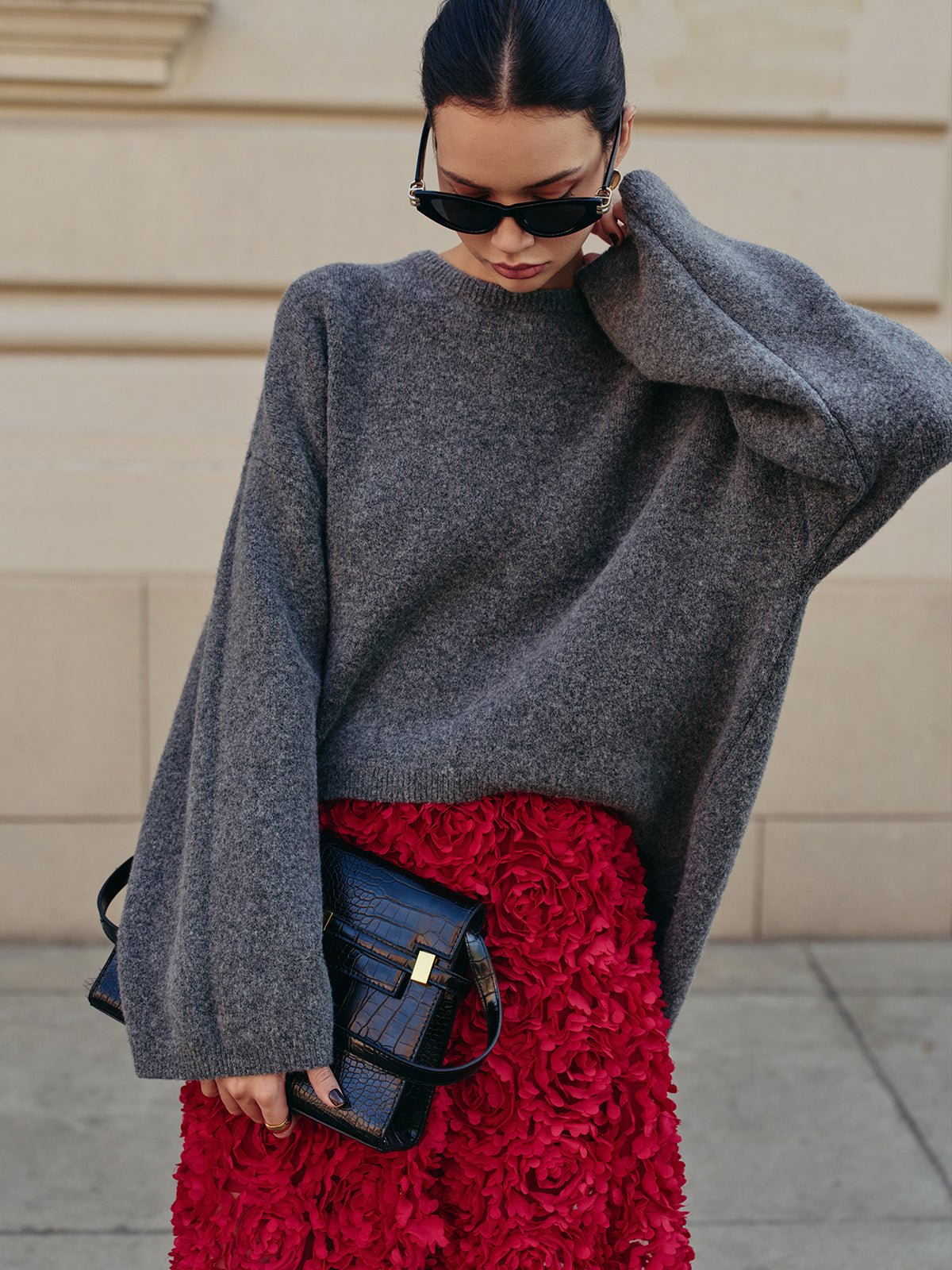 ComfyLux luxury wool oversized sweater 