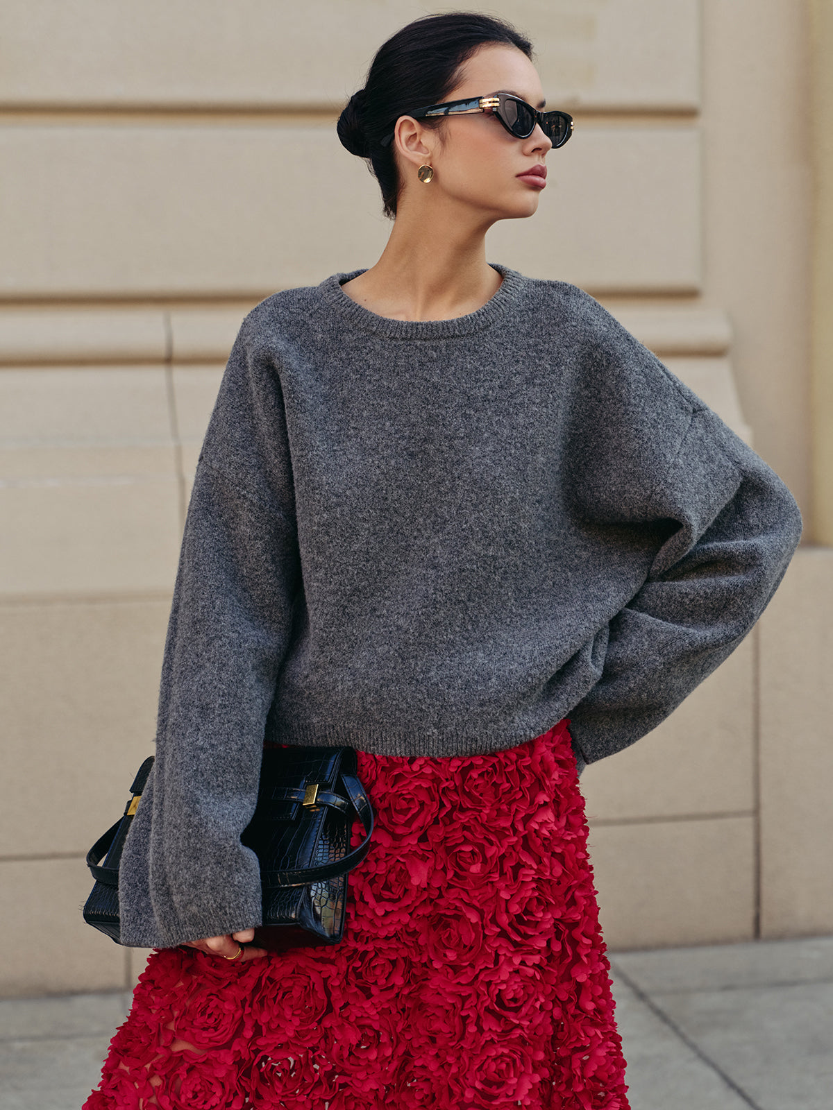 ComfyLux luxury wool oversized sweater 