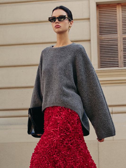 ComfyLux luxury wool oversized sweater 