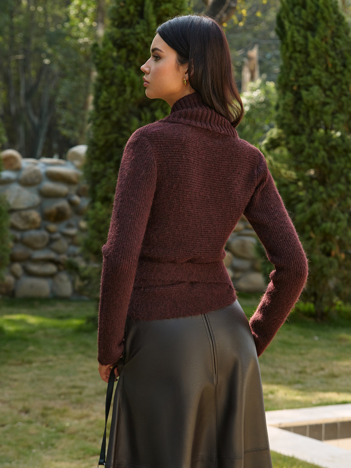 Cozy chic luxueuze top