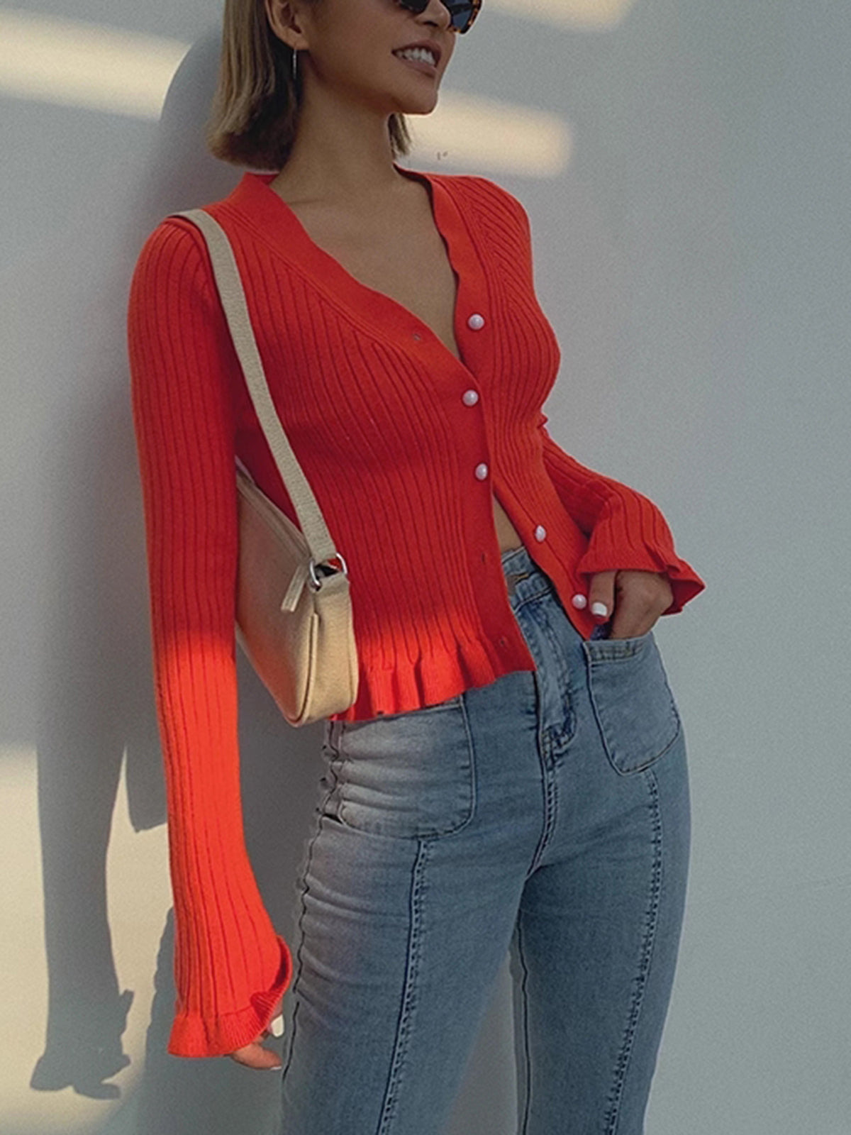 Elegante luxe cardigan