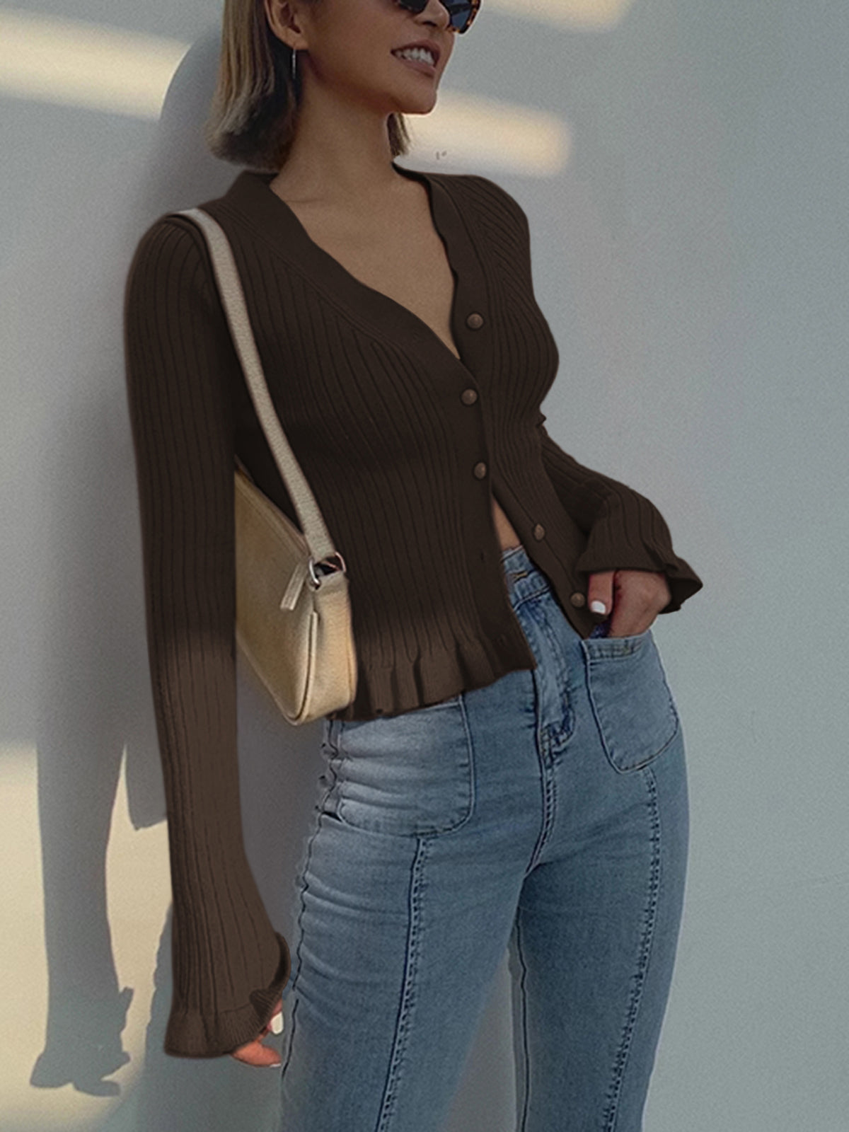 Elegante luxe cardigan