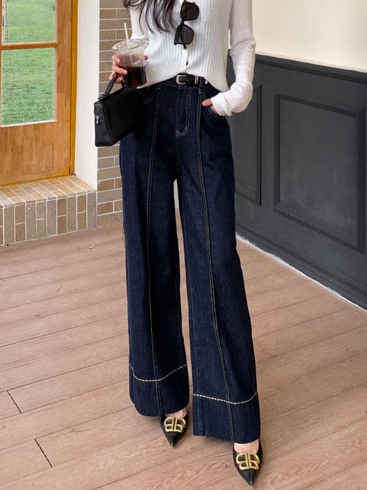 Denim Luxurious wide-leg jeans 