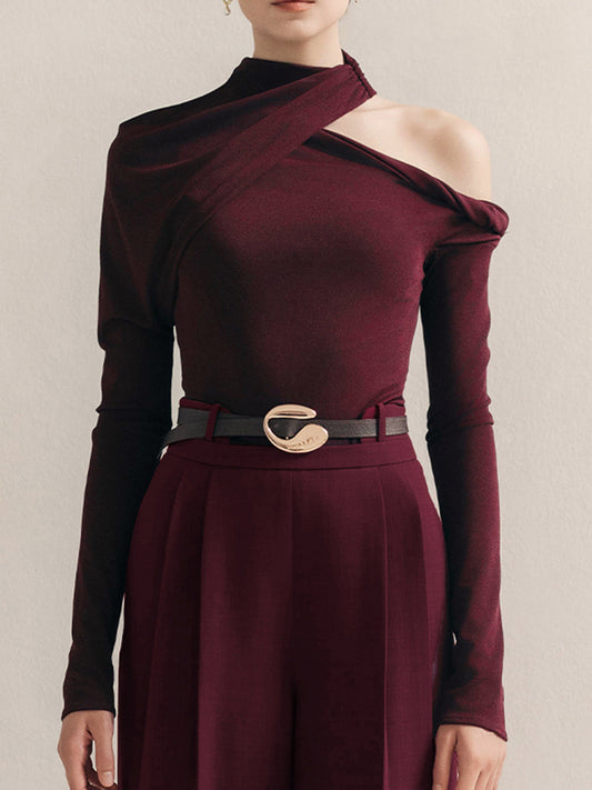 ChicEssence stylish cold-shoulder shirt 