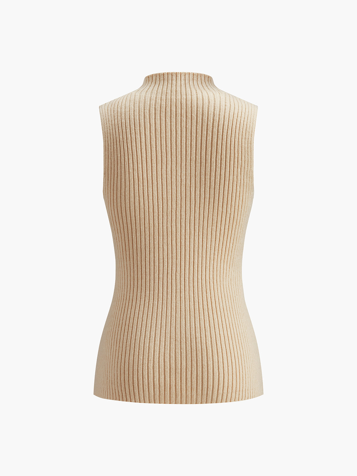 Pura ribbed tank top with turtleneck 