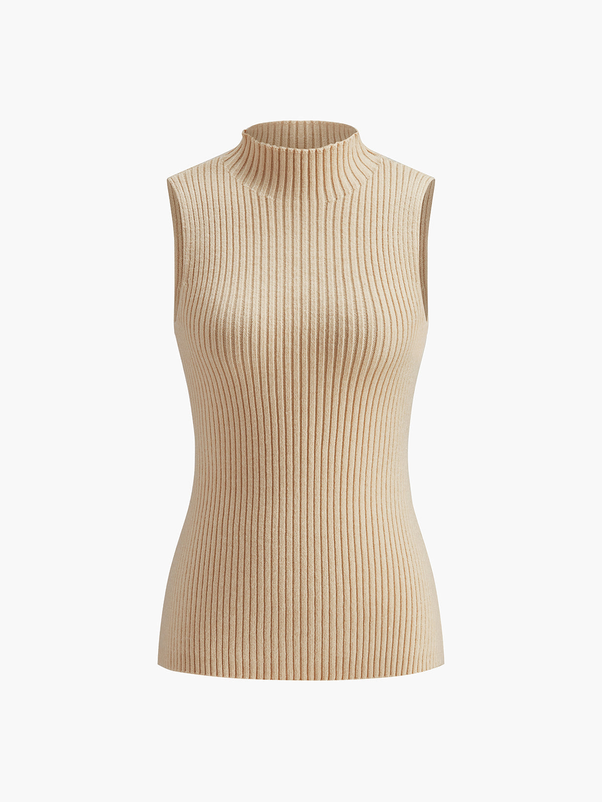 Pura ribbed tank top with turtleneck 