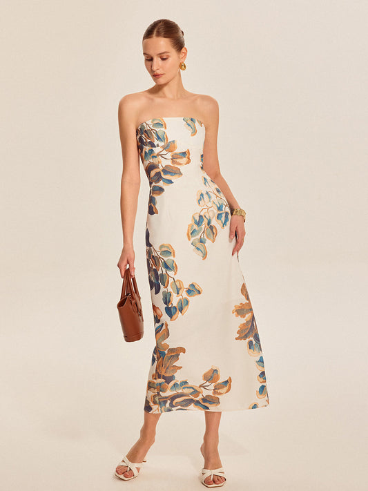 Floral muse jurk