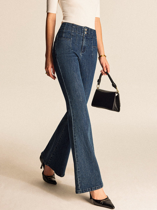 Chic flared broek