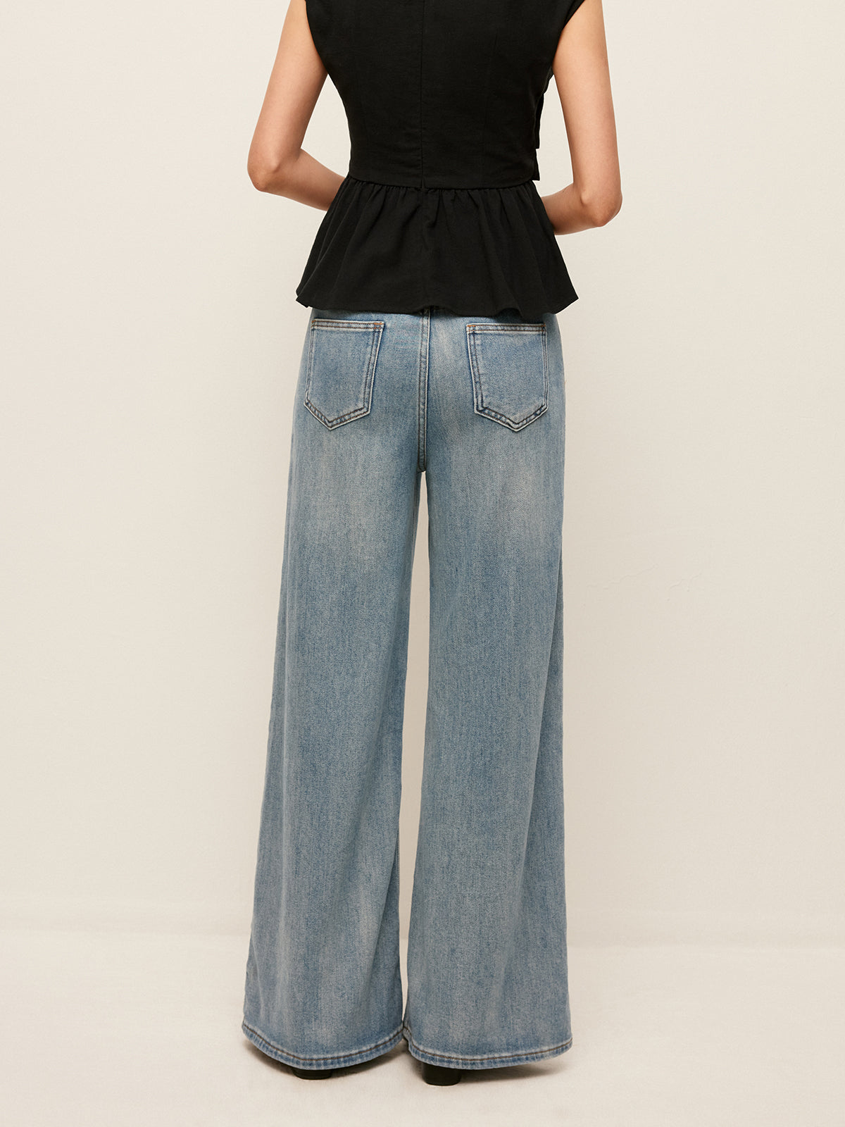 Chic denim broek