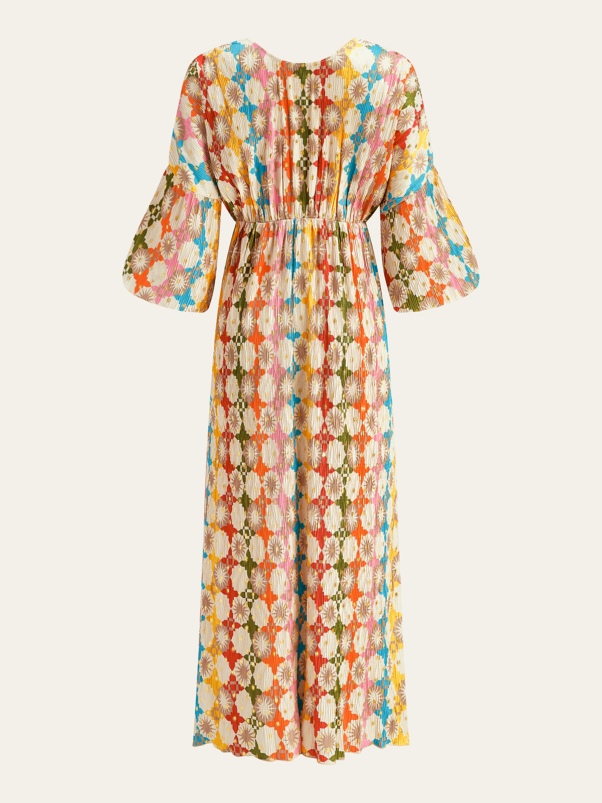 Eleganza verfijnde jacquard jurk